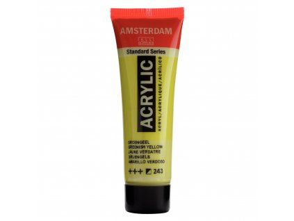 Akrylová barva Amsterdam Standard - 243 Greenish Yellow