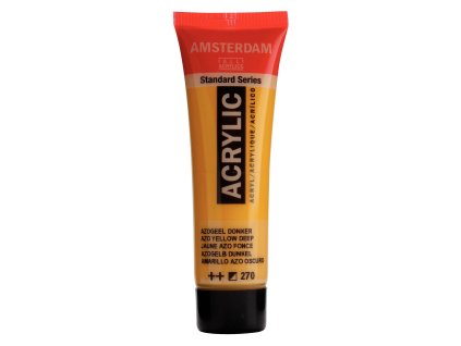 Akrylová barva Amsterdam Standard - 270 Azo Yellow Deep
