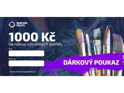 Dárkový poukaz v hodnotě 1000 Kč