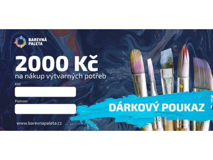 Dárkový poukaz v hodnotě 2000 Kč