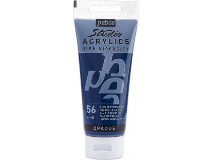 Akrylová barva Pébéo Studio Acrylics - 56 Prussian Blue Hue