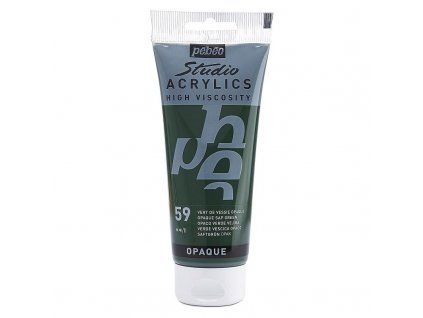 Akrylová barva Pébéo Studio Acrylics - 59 Opaque Sap Green