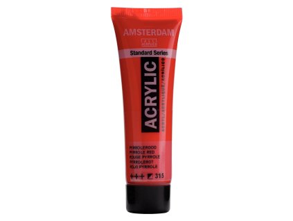 Akrylová barva Amsterdam Standard - 315 Pyrrole Red