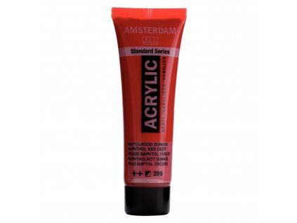 Akrylová barva Amsterdam Standard - 399 Naphthol Red Deep