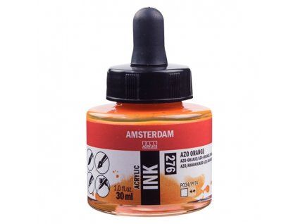 Akrylový inkoust Amsterdam - 276 Azo Orange