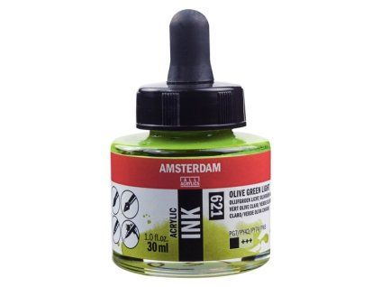 Akrylový inkoust Amsterdam - 621 Olive Green Light