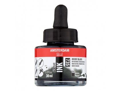 Akrylový inkoust Amsterdam - 735 Oxide Black