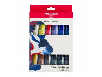 Sada akrylů Amsterdam Standard Urban Landscape 12x20ml