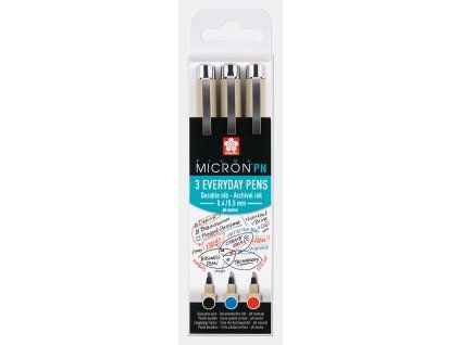 Sakura Pigma Micron PN Sada 3 barevných popisovačů