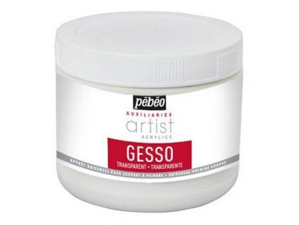 Akrylový šeps Pébéo Studio Gesso Transparentní 500 ml
