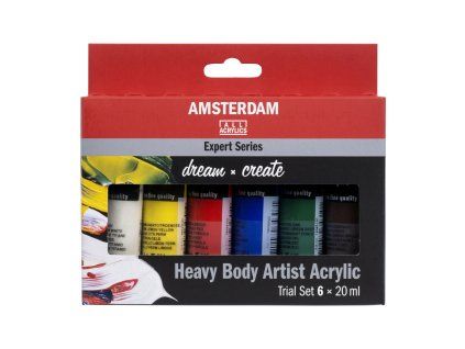 Sada akrylových barev Amsterdam Expert Trial 6 x 20 ml