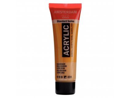 Akrylová barva Amsterdam Standard - 231 Gold Ochre