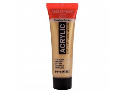 Akrylová barva Amsterdam Standard - 802 Light Gold