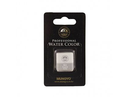 Akvarelová barva v půlpánvičce Mungyo - 861 French Grey
