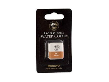 Akvarelová barva v půlpánvičce Mungyo - 865 Copper