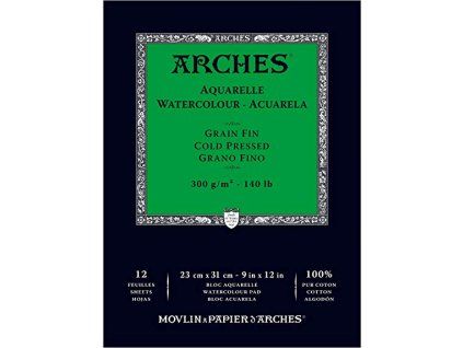 Arches Skicák v lepené vazbě 23 x 31 cm, 300g, 12 listů, CP