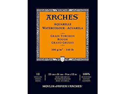 Arches Skicák v lepené vazbě 23 x 31 cm, 300g, 12 listů, RG