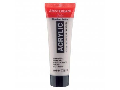 Akrylová barva Amsterdam Standard - 819 Pearl Red