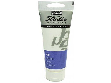 Lesklý gel pro akrylové barvy Pébéo Studio Acrylics 100 ml
