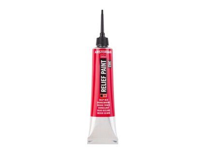 Reliéfní barva Amsterdam v tubě 20 ml - 302 Deep Red
