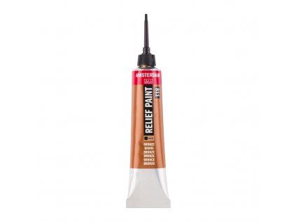 Reliéfní barva Amsterdam v tubě 20 ml - 811 Bronze