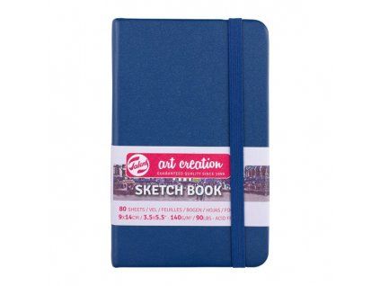 Sketchbook Art Creation Navy Blue v pevné vazbě, 140 g/m², 80 listů