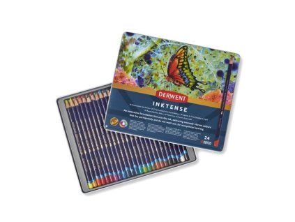 Sada akvarelových pastelek Derwent Inktense 24 ks