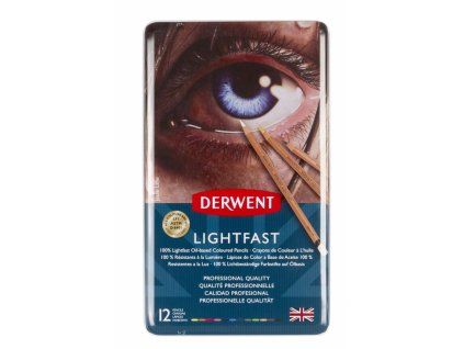 Sada světlostálých pastelek Derwent Lightfast 12 ks