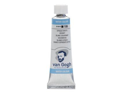 Akvarelová barva v tubě Van Gogh 10 ml - 106 Opaque White