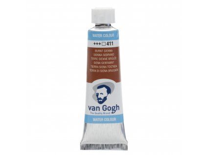 27912 1 akvarelova barva v tube van gogh 10 ml 411 burnt sienna