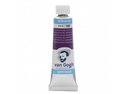 Akvarelová barva v tubě Van Gogh 10 ml - 592 Quinacridone Purple Red