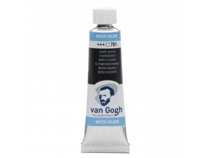 27987 1 akvarelova barva v tube van gogh 10 ml 701 ivory black