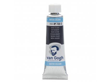 27996 1 akvarelova barva v tube van gogh 10 ml 735 oxide black