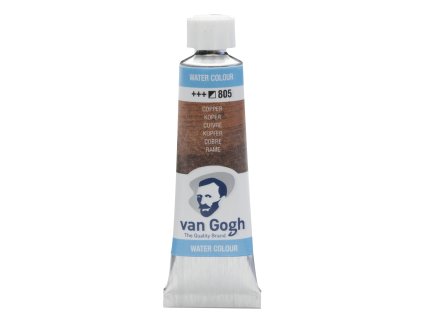 28011 1 akvarelova barva v tube van gogh 10 ml 805 copper