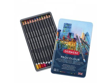 Sada pastelek Derwent Procolour 12 ks