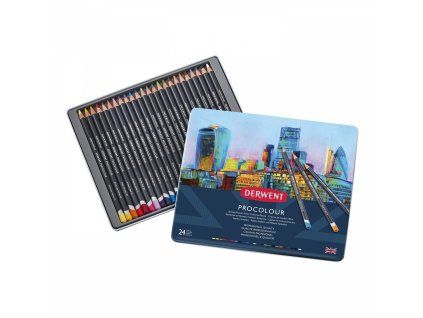 Sada pastelek Derwent Procolour 24 ks
