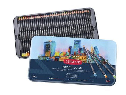 Sada pastelek Derwent Procolour 36 ks