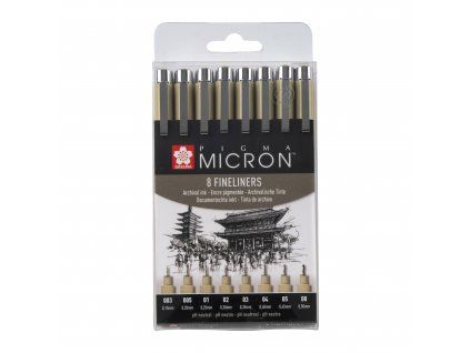 Sakura Pigma Micron Sada 8 technických fixů