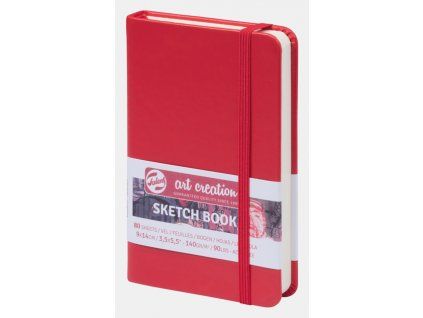Sketchbook Art Creation v pevné vazbě Red