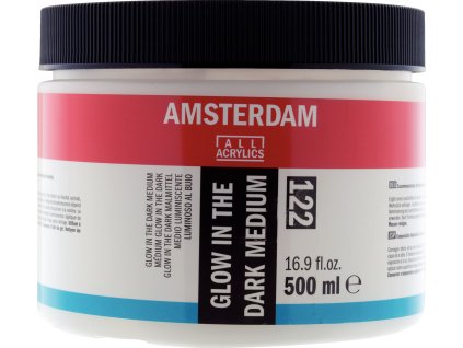 Fosforeskující médium Amsterdam Glow in the Dark 500 ml