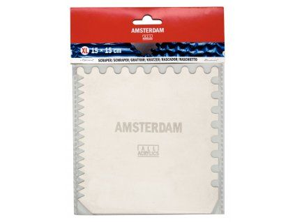 Kovová škrabka Amsterdam 15 x 15 cm