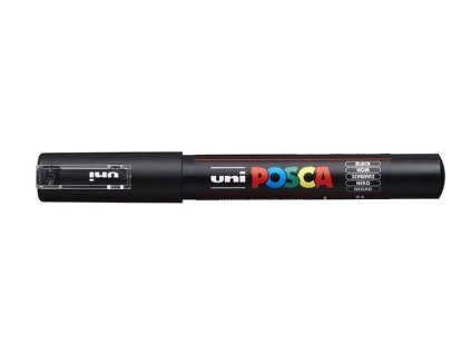 Akrylový fix Posca, PC 1M hrot 0,7 1 mm, černý