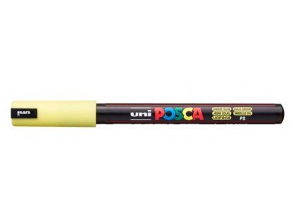 Akrylový fix Posca s kovovým hrotem PC 1MR 0,7 mm, sunshine yellow P2