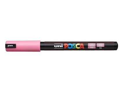 Akrylový fix Posca s kovovým hrotem PC 1MR 0,7 mm, pink 13