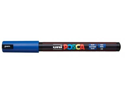Akrylový fix Posca s kovovým hrotem PC 1MR 0,7 mm, blue 33