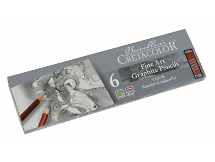 Sada grafitových tužek Cretacolor Cleos 6 ks