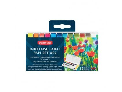 29869 cestovni sada akvarelovych barev derwent inktense 12 ks set ii