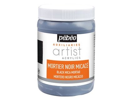 Tmavá slídová malta pro akrylové barvy Pébéo 250 ml