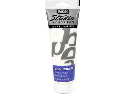 Bindex lesklý pro akrylové barvy Pébéo 250 ml