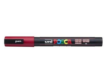 Akrylový fix Posca PC-3M 0,9 - 1,3 mm - 14 Dark Red